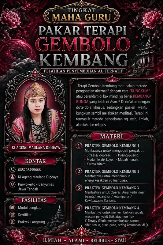 Terapi Gembolo Kembang